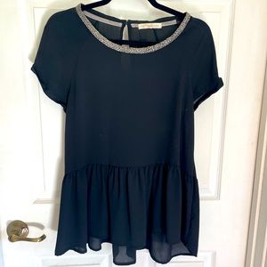 Beautiful black blouse.